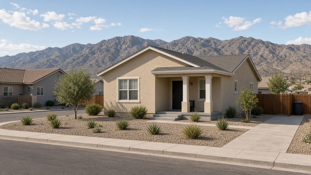 Nevada Home Is Possible HIP program starter home in the Las Vegas Valley