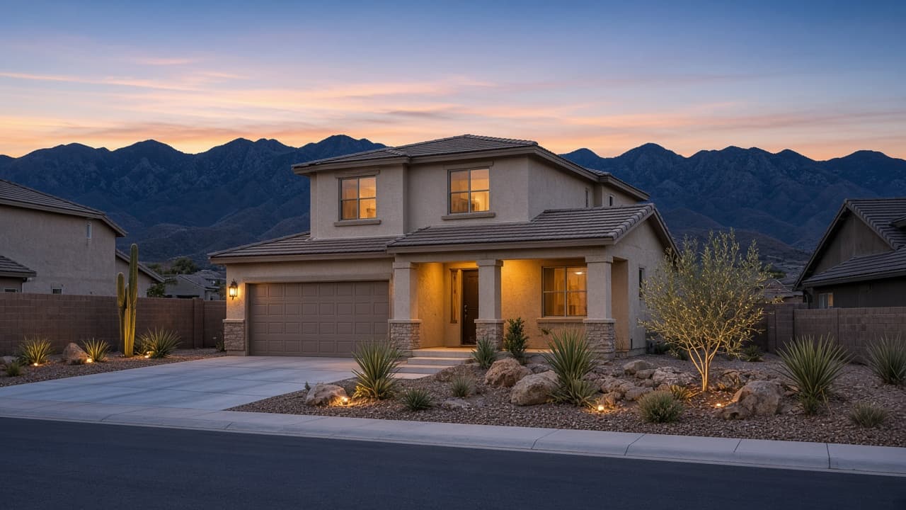 Henderson Nevada home at twilight for accurate market valuation insights