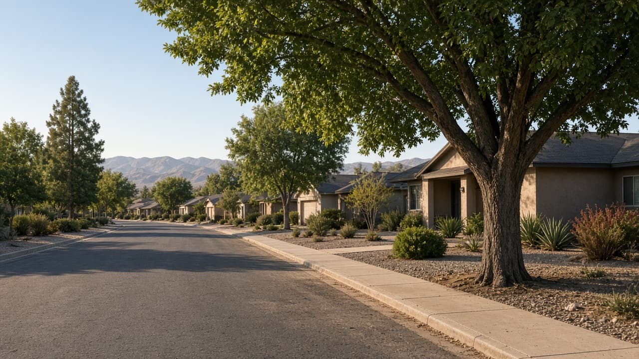 Quiet Nevada neighborhood for discreet divorce and probate home sales