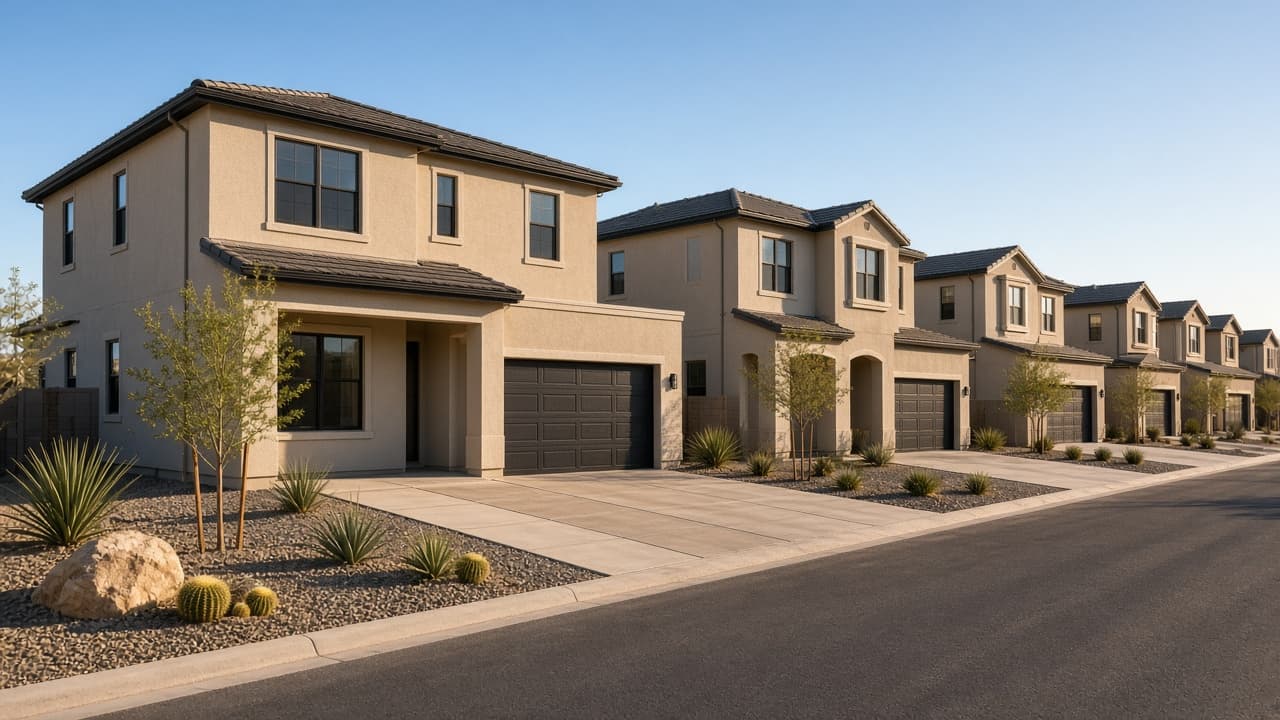 Taylor Morrison and former William Lyon new construction in Las Vegas