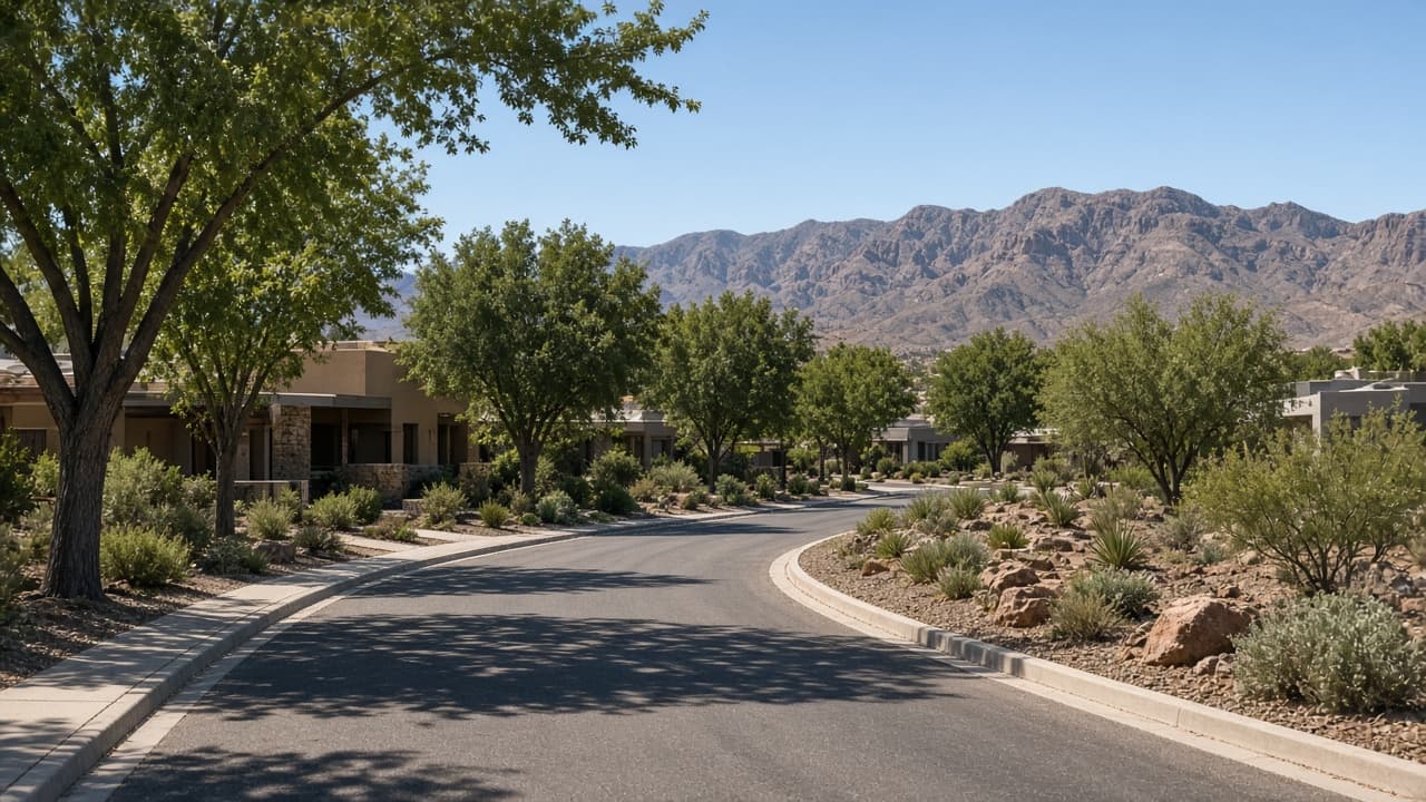 Green Valley Henderson established neighborhood streetscapes