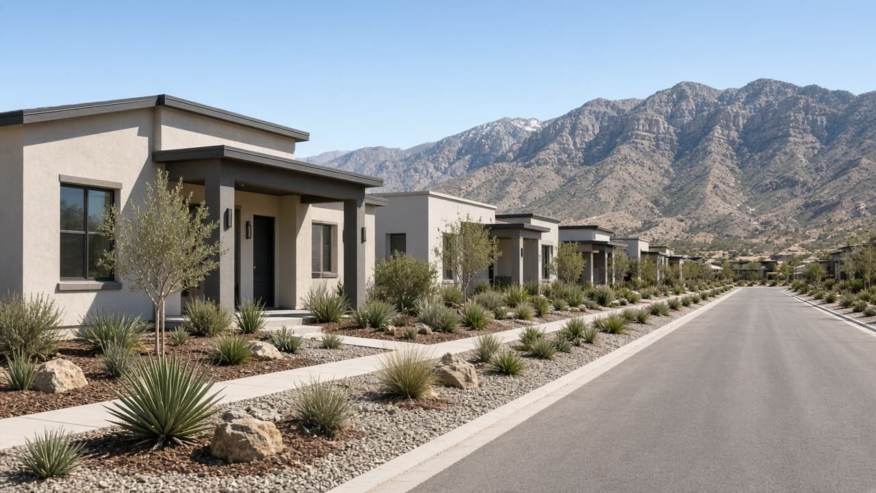 Heritage at Stonebridge Del Webb 55+ villas in Summerlin West Nevada