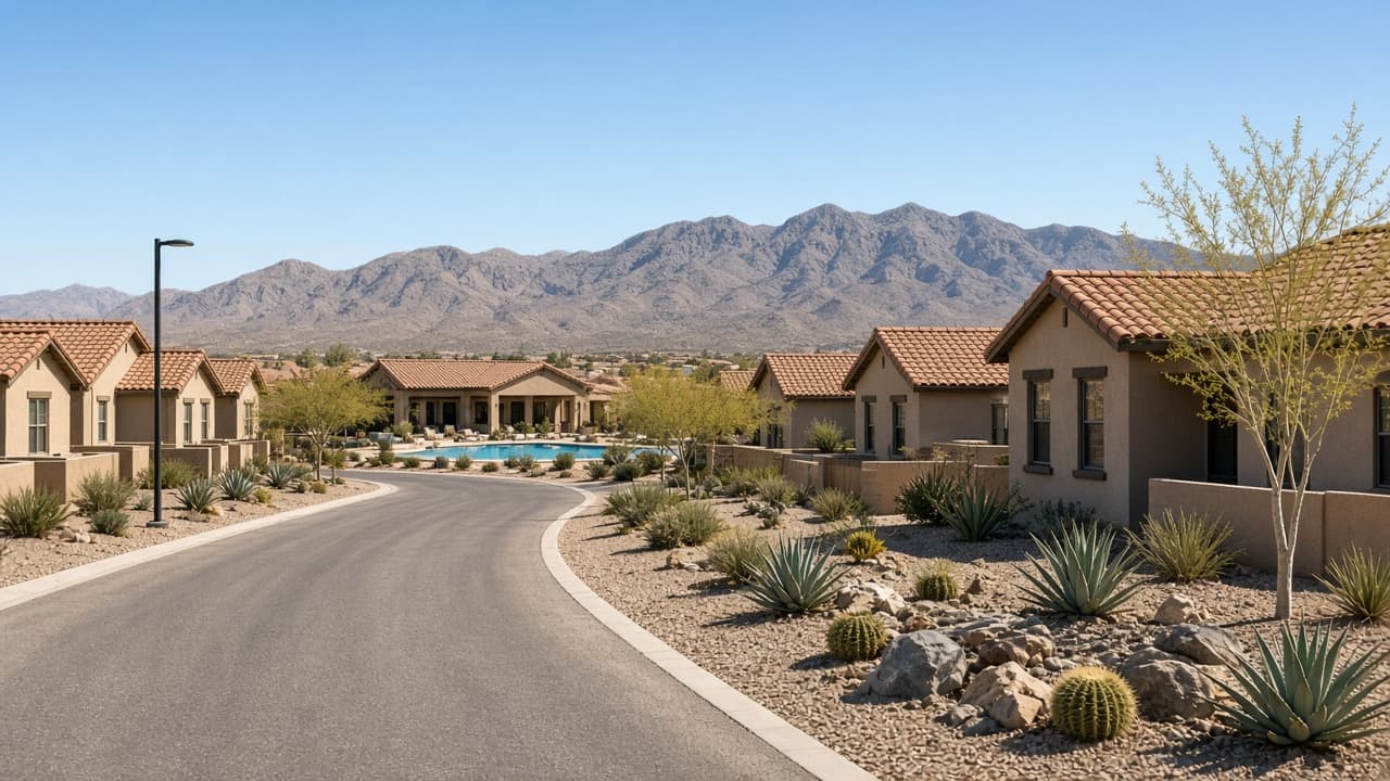 Sun City Anthem Henderson 55+ villas and clubhouse amenities