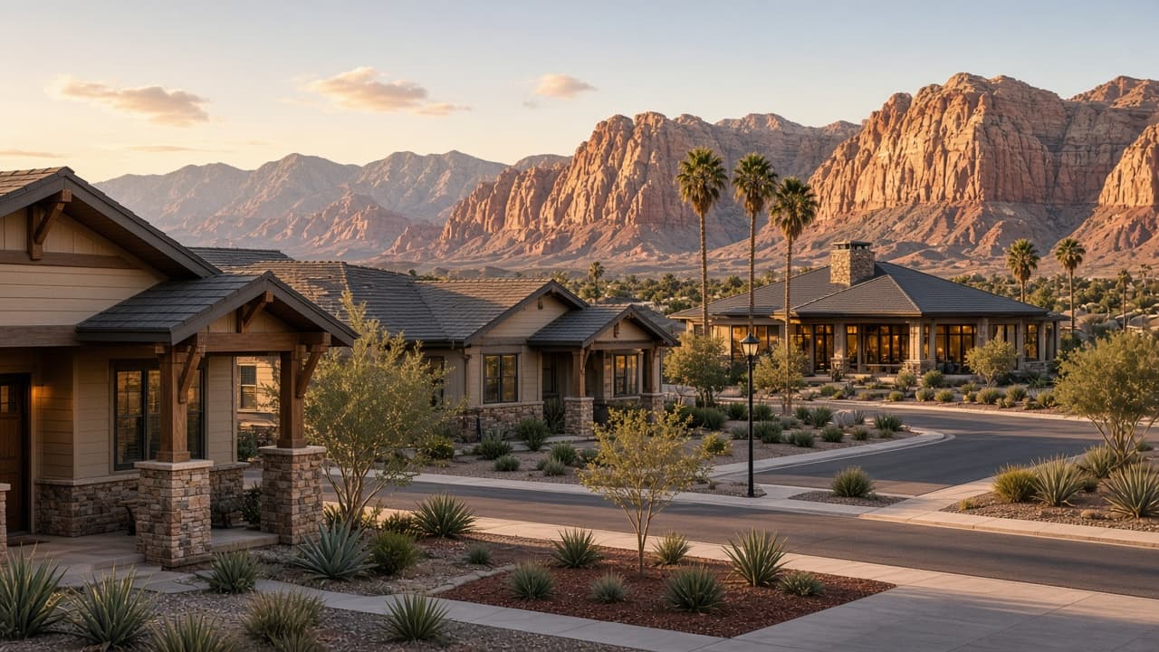 Trilogy Summerlin 55+ homes near Red Rock Canyon