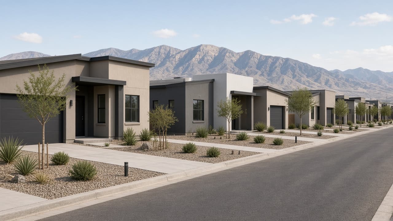 New-construction homes in a Southern Nevada builder community — Buyer representation on new construction