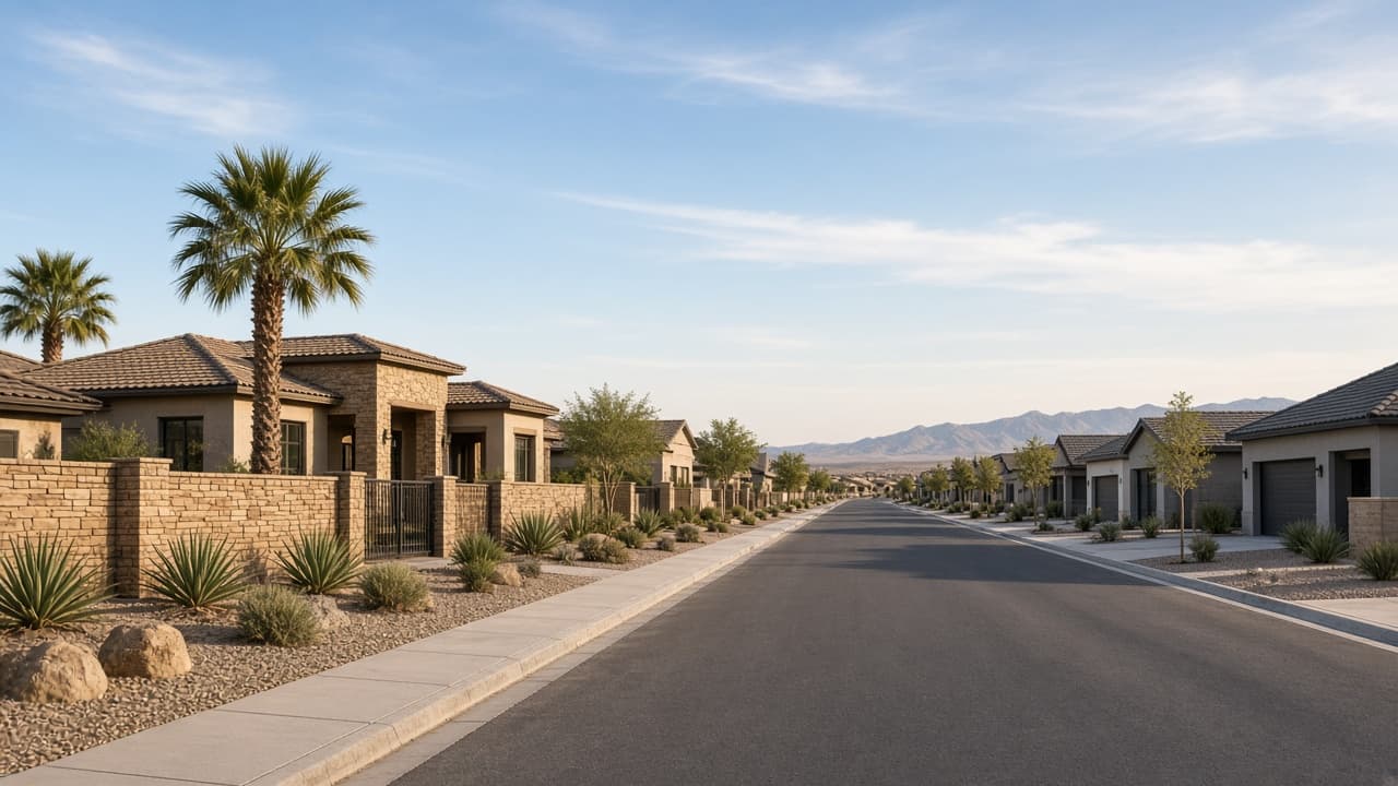 Mixed Las Vegas Valley housing types showing areas of specialization — Areas of Specialization
