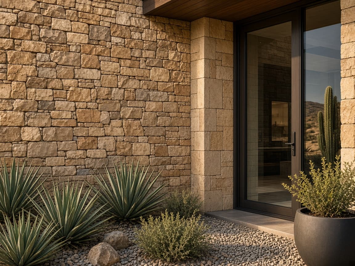 Desert-contemporary Nevada home architectural detail — Featured updates