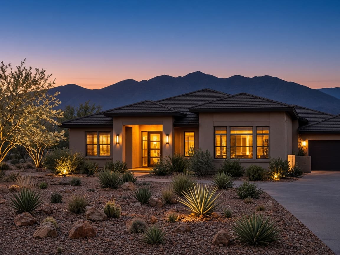 Henderson home at twilight for market valuation context — Why Online Home Value Estimates Often Miss the Mark